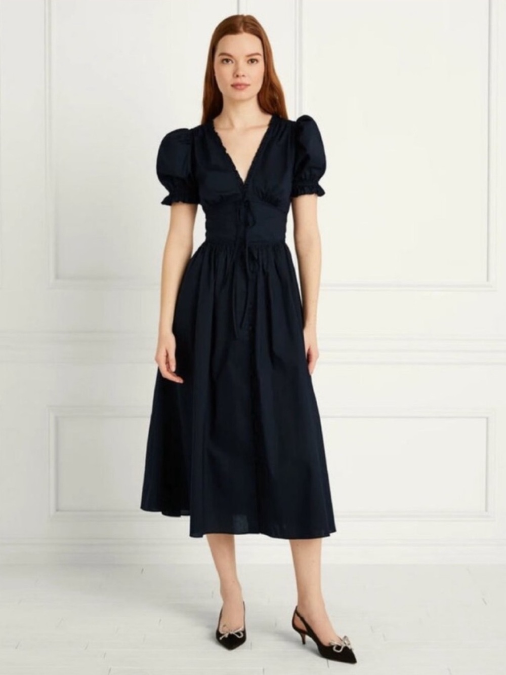 EUC Hill House Black Sabrina dress